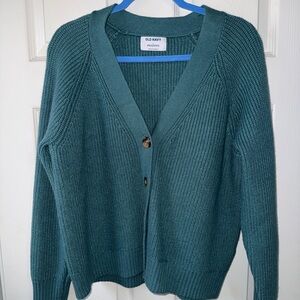 Old Navy Women's Cardigan Sweater V-Neck Button Down Long Sleeve Size Large